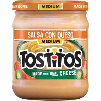 Tostitos Con Queso Salsa Medium 425.5g