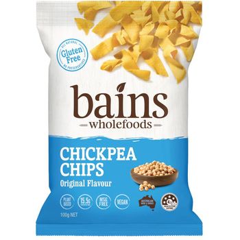 Bains Wholefoods Chickpea Chips Original 100g