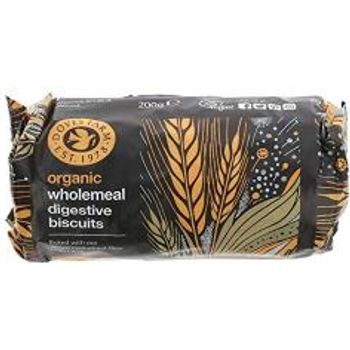 Doves Farm Organic Wholemeal Digestive Biscuits 200g