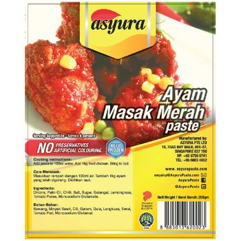 Asyura Ayam Masak Merah Paste 280g
