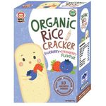 Apple Monkey Organic Rice Cracker Blueberry And Strawberry Flavour 30g