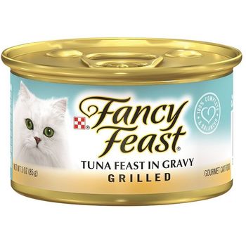 Fancy Feast Grilled Tuna Feast in Gravy Canned Cat Food  85g
