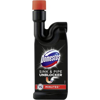 Domestos Sink and Pipe Unblocker 15 Minute 500ml