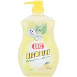 UIC Natural Dish Washing Liquid Zesty Lemon 1l