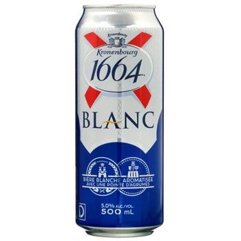 Kronenbourg 1664 Blanc Wheat Beer Can 500ml