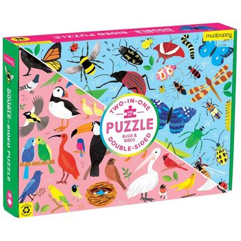 Mudpuppy 100 Piece Double Sided Puzzle Bugs And Birds