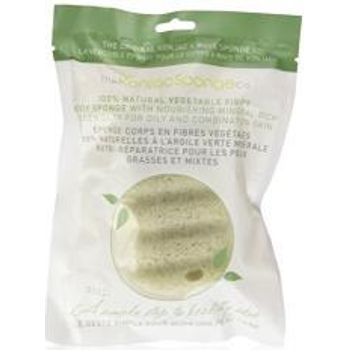 The Konjac Sponge French Green Clay 1 pc by Konjac Sponge Company