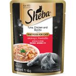 Sheba Tuna And Chicken With Bonito Flakes Pouch 70g