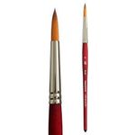 Princeton Velvetouch Series 3950 Paint Brush For Acrylic Oil And Watercolor Round 8