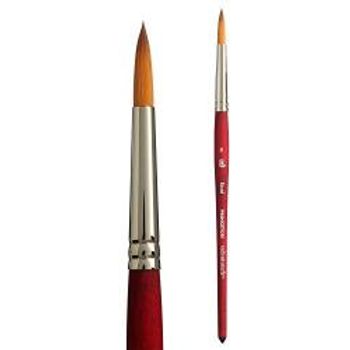 Princeton Velvetouch Series 3950 Paint Brush For Acrylic Oil And Watercolor Round 8