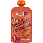 Ella's Kitchen Stage 1 From 4 Months Organic Peaches And Bananas 120g
