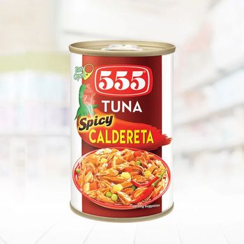 555 Tuna Spicy Caldereta 155g