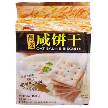 Bairong Linseed Saline Biscuits 400g