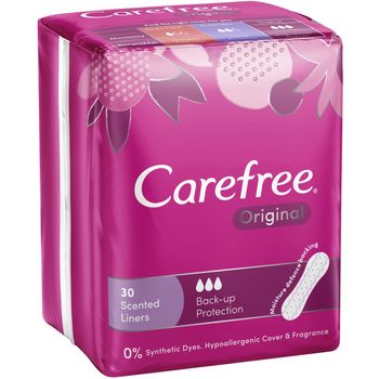 Carefree Liner 1D Regular Original Shower Fresh 30 Pack