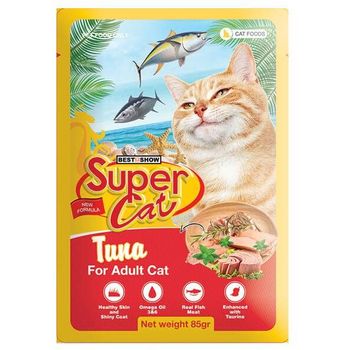 Super Cat Pouch Adult Cat Tuna 85g