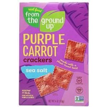 From The Ground Up Purple Carrot Sea Salt Crackers 115g