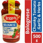 Leggo's Pasta Sauce Bolognese Chunky Tomato Garlic Herbs