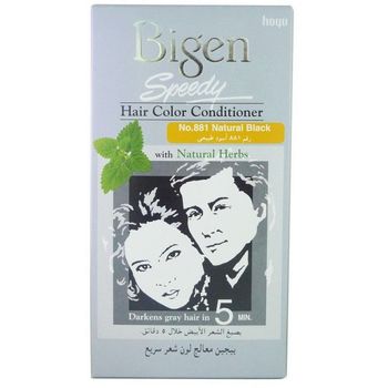 Hoyu Bigen Speedy Hair Color 881 Natural Black