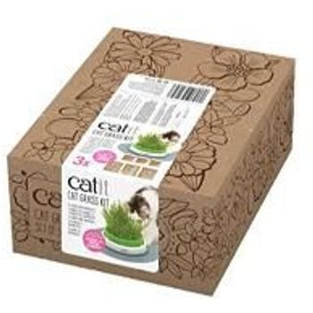 Catit Senses 2.0 Cat Grass Kit Set Of 3