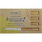 Opinel Set Of 4 Bon Appetit Steak Knives Southern Olive Wood