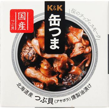 K&K Canned Tsuma Hokkaido Mussel Smoked In Oil 35g