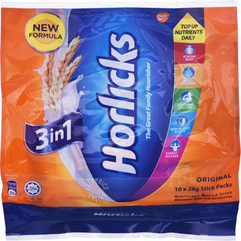 Horlicks 3 In 1 Instant Malted Original