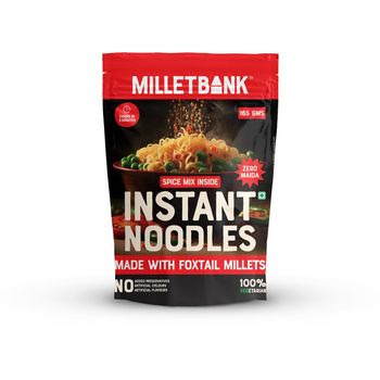 Millet Bank Instant Noodles Made With Foxtail Millets 165g