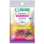 Hurix's Premium Berry Gummies with Vitamin C 14g