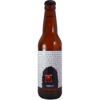 Gorilla Korean Rice Lager 330ml Abv 4.2%