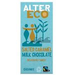 AlterEco Milk Chocolate Salted Caramel 100g
