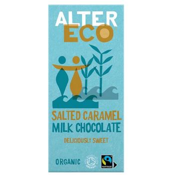 AlterEco Milk Chocolate Salted Caramel 100g