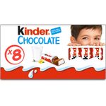 Kinder 8 Chocolate Small Bars 100g