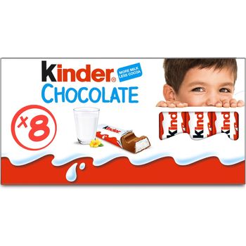 Kinder 8 Chocolate Small Bars 100g