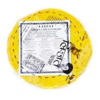 Lijjat Green Chillies Papad 200ml