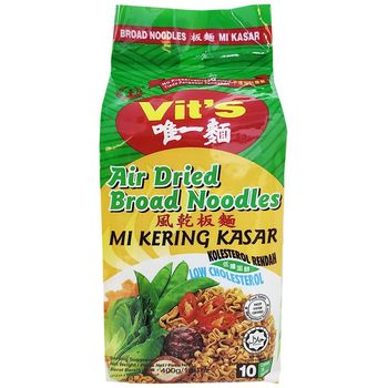 Vits Air Dried Broad Noodles 10 Cakes 400g