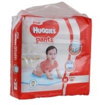 Huggies Silver Pants Medium 6 To 12 kg 64pcs