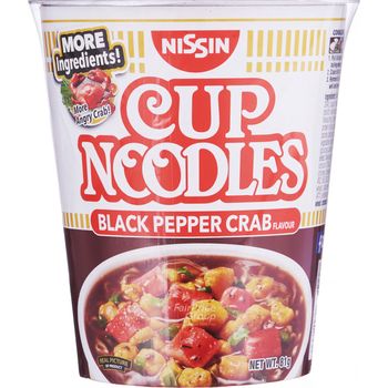 Nissin Instant Cup Noodles Black Pepper Crab