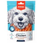 Wanpy Chicken Jerky & Carrot Sticks 100g