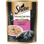 Sheba Pouch Cat Wet Food Adult Tuna Crab Stick 70g