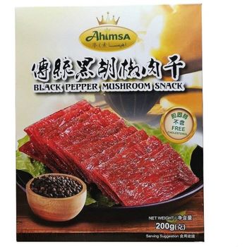 Ahimsa Black Pepper Mushroom Snack 200g