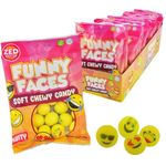 Zed Soft Chewy Candy Funny Face 90g