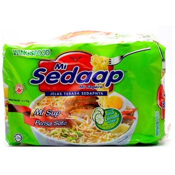 Wings Food Mi Sedaap Instant Noodle Soto Soup 5 x 75g