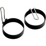 Premier Housewares Nonstick Egg Rings With Folding Handles 7.5cm Set Of 2