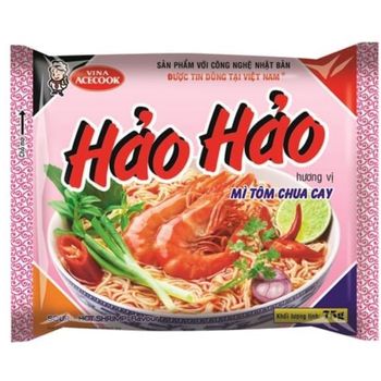 Hao Hao Instant Noodles Spicy Shrimp 75g