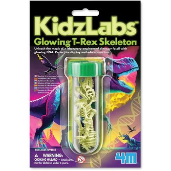 4M KidzLabs Glowing T-Rex Skeleton