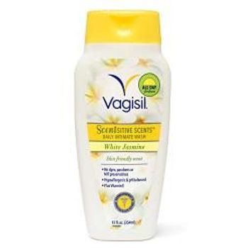 Vagisil Scentsitive Scents Plus Daily Feminine Intimate Vaginal Wash White Jasmine 12 Fluid Ounce