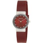 Bering Women's Quartz Watch With Stainless Steel Strap Red 14 model 10126-303