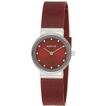 Bering Women's Quartz Watch With Stainless Steel Strap Red 14 model 10126-303