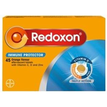 Redoxon Triple Action Orange Flavour Effervescent 45 Tablets