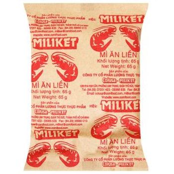 Miliket Instant Noodle Shrimp Flavour 65g